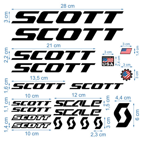 Scott die cut decals stickers - die-cut,