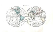 MAPPEMONDE en couleur, telle