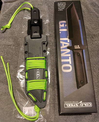 New cold steel tanto - g.i.,