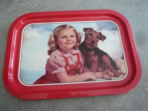 Ancien plateau metal petite - ancien,