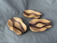 3 vide-poche en faïence faux