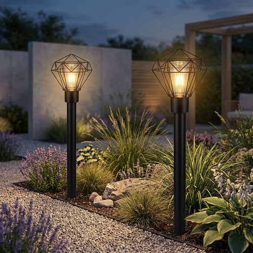 Lampadaire borne lumineuse - lampadaire,