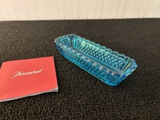 Porte épingle diamant bleu cristal Baccarat