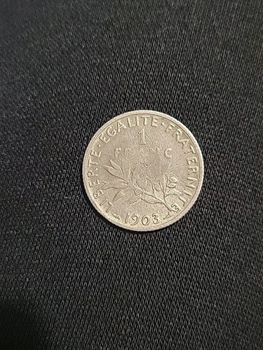 Franc 1903 argent semeuse - franc,