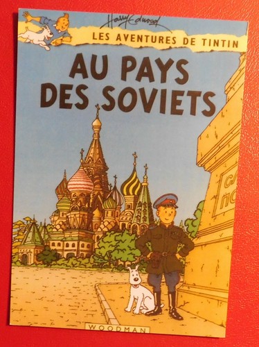 Carte postale tintin - par, harry