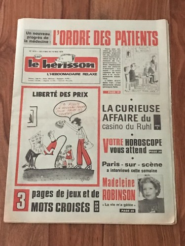 Journal hérisson 1672 - journal,