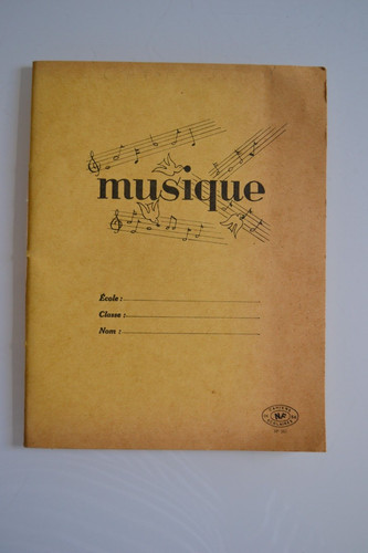Ancien cahier ecolier - cahier,