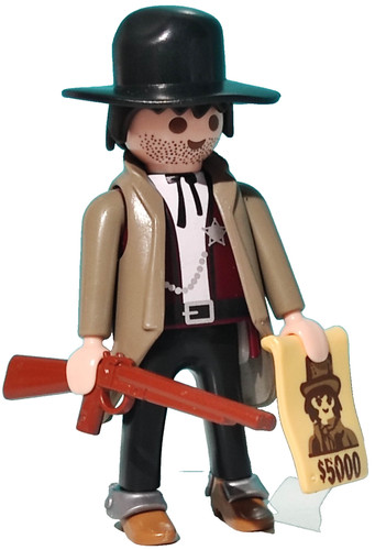 Figurine playmobil sheriff - figurine,