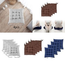 Lot de 4 coussins de chaise de