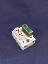 Porte Fusibles Double Porcelaine LEGRAND 20A + Neutre Broches 2 cm Ancien Ph+N