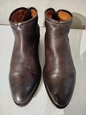 PANTANETTI Low Boots Court Cuir Marron Taille 39 bon état