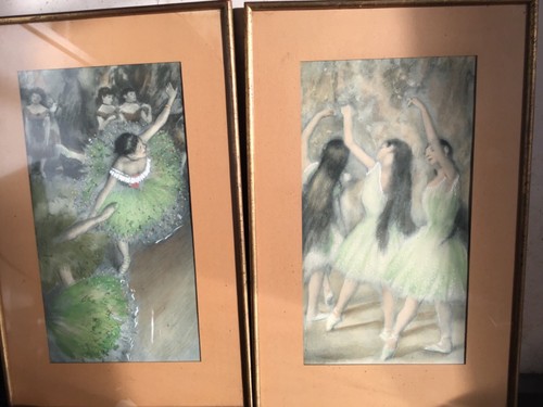 Paire jolis tableaux - tableaux, avec