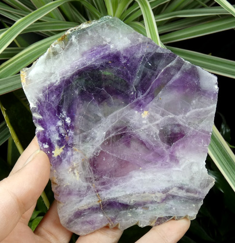 Tranche fluorite mauve - fluorite,
