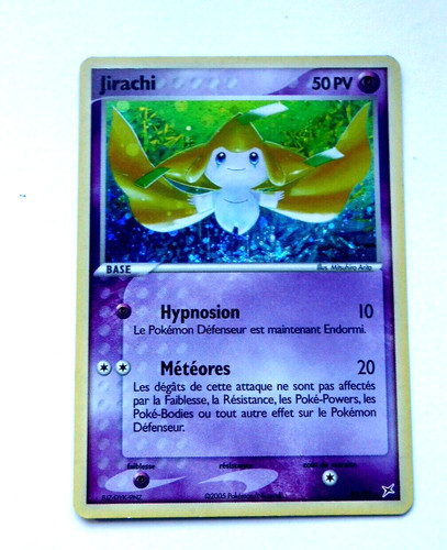 Pokemon carte jirachi holo - pokemon,