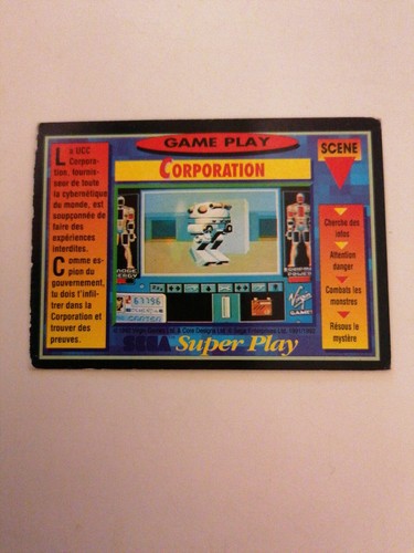 Carte corporation sega - n°85,