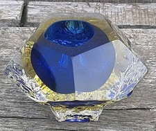 SUPERBE VIDE POCHE TAILLE DIAMANT SOMMERSO FLAVIO POLI MURANO