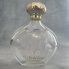 Flacon de parfum vide L'air du temps Nina Ricci Lalique 200 ml (~15cm)
