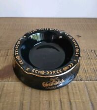Cendrier GLENFIDDICH Whisky Scotch en Céramique- Noir Et Doré - Vintage 