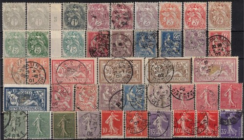 France lot timbres - france, de