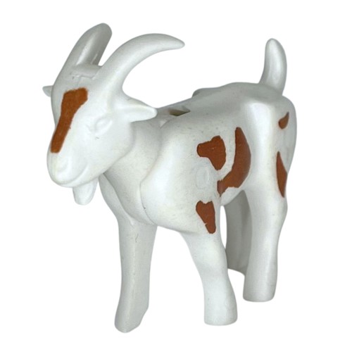 Playmobil chèvre blanc foncé
