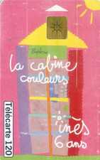 télécarte - collection dessins d'enfants - cabine n°7 Inès 6 ans - 1999