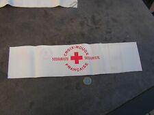 CROIX ROUGE   brassard  ancien