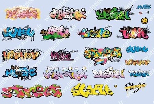 Graffiti maquette train ho - train,