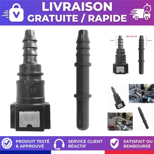 Raccord durite essence 89mm - durite,