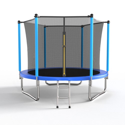 8ft blue outdoor - outdoor, trampoline