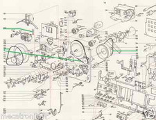 Kit Courroie de rechange pour magnetophone PHILIPS N4422 N4420 N-4422 N-4420
