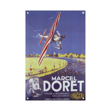 Plaque émaillée bombée  