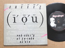 DISQUE 45T DE FREEEZ  " I.O.U