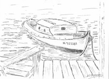 La Pinasse  d'Arcachon dessin