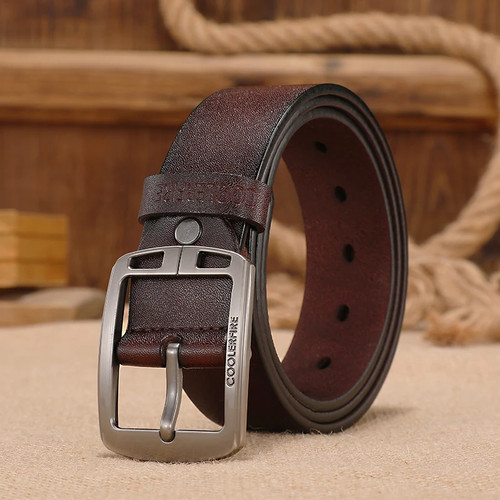 Ceinture cuir véritable - en,