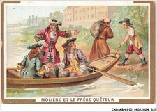 CAR-ABHP10-1972-CHROMOS - PHARMACIE POPULAIRE - MOLIERE ET LE FRERE QUETEUR