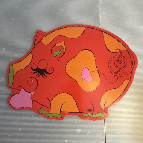 Stotter pig with hearts - pig,