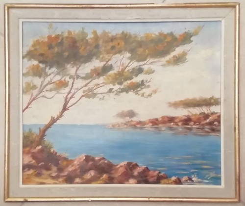 Tableau peinture huile - à, l'huile