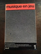 Vintage MUSIQUE EN JEU Numéro