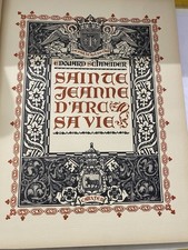 Sainte Jeanne d’Arc - Sa Vie par Édouard Schneider – Édition ancienne illustrée