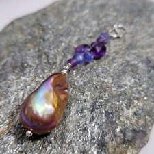 pendentif délicat en perle de