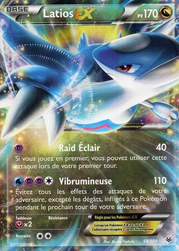 Latios holo 170pv 108 - ex, 58/108