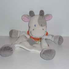 Doudou vache nicotoy - vache, blanc