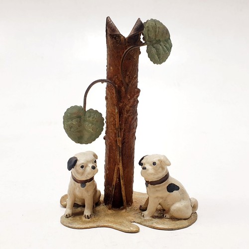 Sculpture chien bibelot couple - chien,