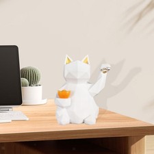 Statuette de chat en résine