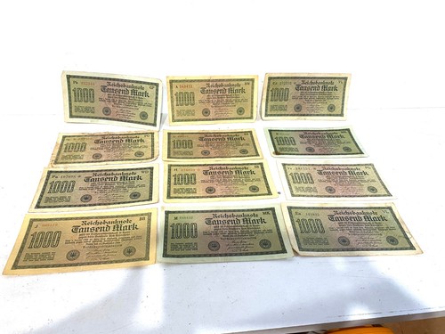 Lot billets anciens - lot, 12