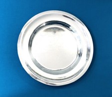 plat de service rond CHRISTOFLE modèle ATLANTE / ATLAS métal argenté 30 cm Table