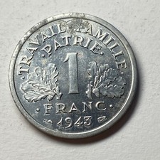 #9290 - 1 franc 1943 SUP/SPL