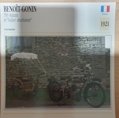 Carte moto benoît - benoÎt-gonin, 350