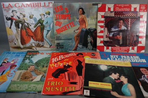 Disques trio musette de - 12",