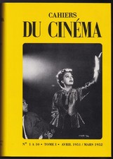 CAHIERS DU CINÉMA Tome I N°